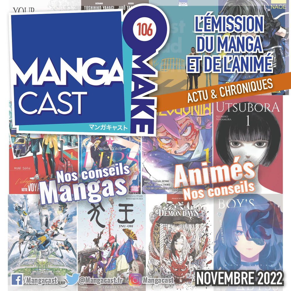 Mangacast Omake n°106 - Novembre 2022 - Mangacast L'émission du