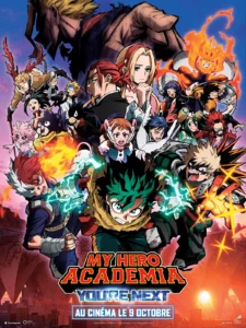 Affiche du film My Hero Academia : You're Next diffusé par Crunchyroll